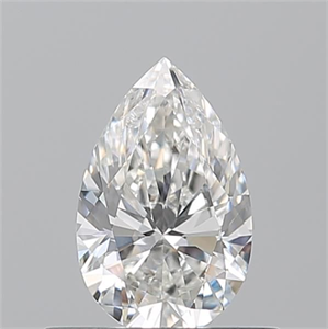 Picture of Natural Diamond 0.50 Carats, Pear with  Cut, G Color, VS1 Clarity and Certified by GIA