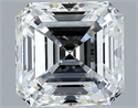 Natural Diamond 3.01 Carats, Asscher with  Cut, D Color, VVS2 Clarity and Certified by GIA