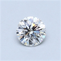 Diamante Natural 0.52 quilates, Redondo , Color D, claridad SI1 y certificado GIA