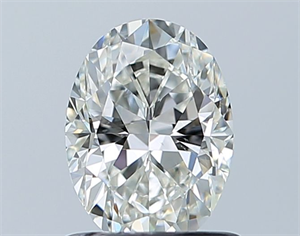 Foto Diamante Natural 0.90 quilates, Ovalado , Color H, claridad SI1 y certificado GIA de