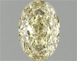 Picture of Lab Grown Diamond 1.59 Carats, Oval with  Cut, Fancy Intense Yellow Color, VVS2 Clarity and Certified by IGI