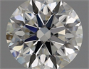 Natural Diamond 0.41 Carats, Round with Excellent Cut, H Color, VVS2 Clarity and Certified by GIA