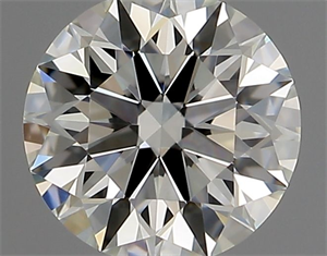 Picture of Natural Diamond 0.42 Carats, Round with Excellent Cut, I Color, VS1 Clarity and Certified by GIA