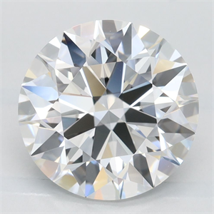 Picture of Lab Grown Diamond 3.58 Carats, Round with Excellent Cut, D Color, VVS1 Clarity and Certified by GIA