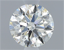 Diamante Natural 0.60 quilates, Redondo , Color I, claridad VS2 y certificado GIA