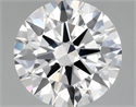 Del inventario de diamantes de laboratorio, 1.55 quilates, Redondo , Color F, claridad VS1 y certificado IGI