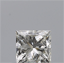 Diamante Natural 0.40 quilates, Princesa , Color F, claridad VVS1 y certificado IGI