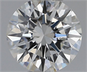 Natural Diamond 0.46 Carats, Round with Excellent Cut, F Color, SI2 Clarity and Certified by GIA