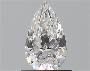 Picture of Natural Diamond 0.72 Carats, Pear with  Cut, D Color, VVS1 Clarity and Certified by GIA