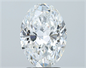Natural Diamond 2.70 Carats, Oval with  Cut, D Color, SI1 Clarity and Certified by GIA