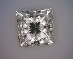 Foto Diamante Natural 1.71 quilates, Princesa , Color G, claridad SI1 y certificado GIA de