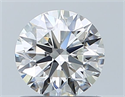 Natural Diamond 0.77 Carats, Round with Excellent Cut, G Color, IF Clarity and Certified by IGI