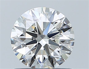 Picture of Natural Diamond 0.77 Carats, Round with Excellent Cut, G Color, IF Clarity and Certified by IGI
