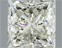 Natural Diamond 1.71 Carats, Princess with  Cut, L Color, VS2 Clarity and Certified by GIA