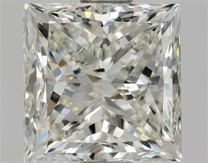 Picture of Natural Diamond 1.50 Carats, Princess with  Cut, J Color, SI1 Clarity and Certified by GIA