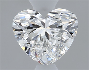 Picture of Natural Diamond 0.40 Carats, Heart with  Cut, F Color, VS1 Clarity and Certified by GIA