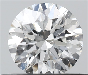 Picture of Natural Diamond 0.40 Carats, Round with Excellent Cut, F Color, SI1 Clarity and Certified by IGI