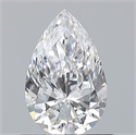 Diamante Natural 0.70 quilates, De pera , Color D, claridad VS1 y certificado GIA