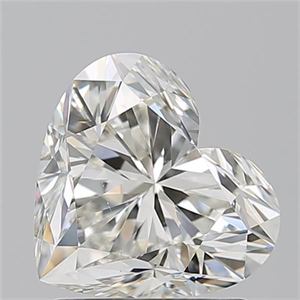 Picture of Natural Diamond 1.71 Carats, Heart with  Cut, J Color, VS2 Clarity and Certified by GIA