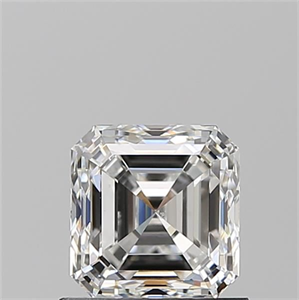 Picture of Natural Diamond 1.01 Carats, Asscher with  Cut, F Color, SI1 Clarity and Certified by GIA