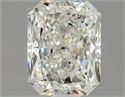 Diamante Natural 0.76 quilates, Radiante , Color F, claridad SI2 y certificado HRD
