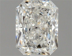 Foto Diamante Natural 0.76 quilates, Radiante , Color F, claridad SI2 y certificado HRD de