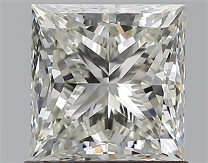 Picture of Natural Diamond 1.20 Carats, Princess with  Cut, J Color, VVS2 Clarity and Certified by GIA