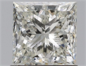 Natural Diamond 1.20 Carats, Princess with  Cut, J Color, VVS2 Clarity and Certified by GIA