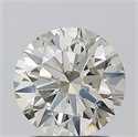 Diamante Natural 1.51 quilates, Redondo , Color L, claridad SI1 y certificado GIA