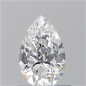 Natural Diamond 0.71 Carats, Pear with  Cut, D Color, VS1 Clarity and Certified by GIA