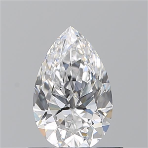 Picture of Natural Diamond 0.71 Carats, Pear with  Cut, D Color, VS1 Clarity and Certified by GIA
