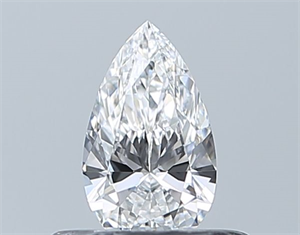 Foto Diamante Natural 0.31 quilates, De pera , Color E, claridad VVS2 y certificado GIA de