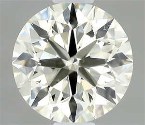 Picture of Natural Diamond 0.45 Carats, Round with Excellent Cut, K Color, SI1 Clarity and Certified by IGI