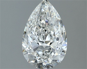 Foto Diamante Natural 1.20 quilates, De pera , Color G, claridad VVS2 y certificado GIA de