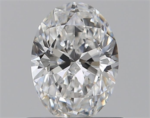 Foto Diamante Natural 0.55 quilates, Ovalado , Color D, claridad VVS2 y certificado GIA de