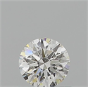 Natural Diamond 0.53 Carats, Round with Excellent Cut, G Color, VVS1 Clarity and Certified by GIA