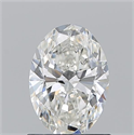 Diamante Natural 1.01 quilates, Ovalado , Color H, claridad SI1 y certificado GIA