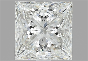 Picture of Natural Diamond 3.02 Carats, Princess with  Cut, I Color, VS1 Clarity and Certified by GIA