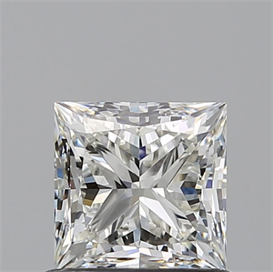 Picture of Natural Diamond 0.80 Carats, Princess with  Cut, I Color, VS1 Clarity and Certified by GIA