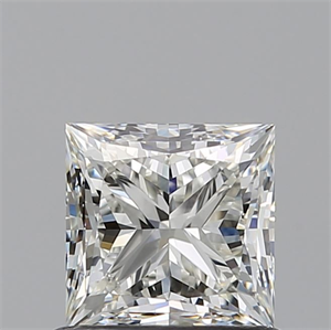 Picture of Natural Diamond 0.80 Carats, Princess with  Cut, I Color, VS1 Clarity and Certified by GIA