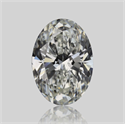 Natural Diamond 0.50 Carats, Oval with  Cut, H Color, VVS2 Clarity and Certified by GIA