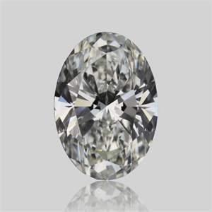 Picture of Natural Diamond 0.50 Carats, Oval with  Cut, H Color, VVS2 Clarity and Certified by GIA