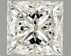 Picture of Natural Diamond 1.80 Carats, Princess with  Cut, J Color, VVS1 Clarity and Certified by GIA