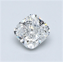 Natural Diamond 0.73 Carats, Cushion with  Cut, G Color, SI1 Clarity and Certified by GIA