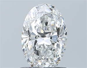 Picture of Natural Diamond 0.81 Carats, Oval with  Cut, F Color, VVS2 Clarity and Certified by GIA
