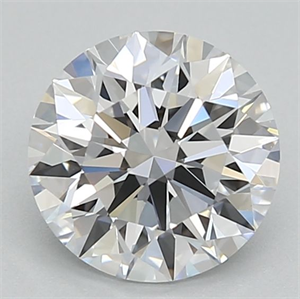 Picture of Lab Grown Diamond 1.05 Carats, Round with Ideal Cut, D Color, VVS2 Clarity and Certified by IGI