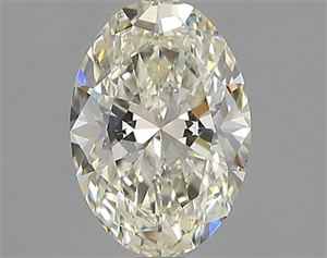 Picture of Natural Diamond 0.53 Carats, Oval with  Cut, L Color, VS2 Clarity and Certified by GIA
