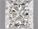 Natural Diamond 0.90 Carats, Princess with  Cut, H Color, VS1 Clarity and Certified by GIA