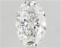 Natural Diamond 1.01 Carats, Oval with  Cut, E Color, VS1 Clarity and Certified by GIA