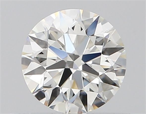 Picture of Natural Diamond 0.43 Carats, Round with Excellent Cut, H Color, VVS1 Clarity and Certified by GIA